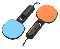 YAXO Uchwyt do Joy-Con TENNIS SET do NS/NS2 Inferno Orange&Hydro - 1354244 - zdjęcie 3